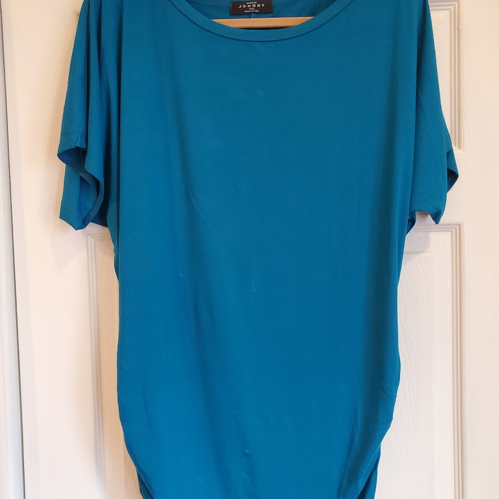 Made By Johnny Women's Solid Short Sleeve Top